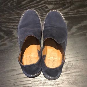 Vince Navy Suade Slip On